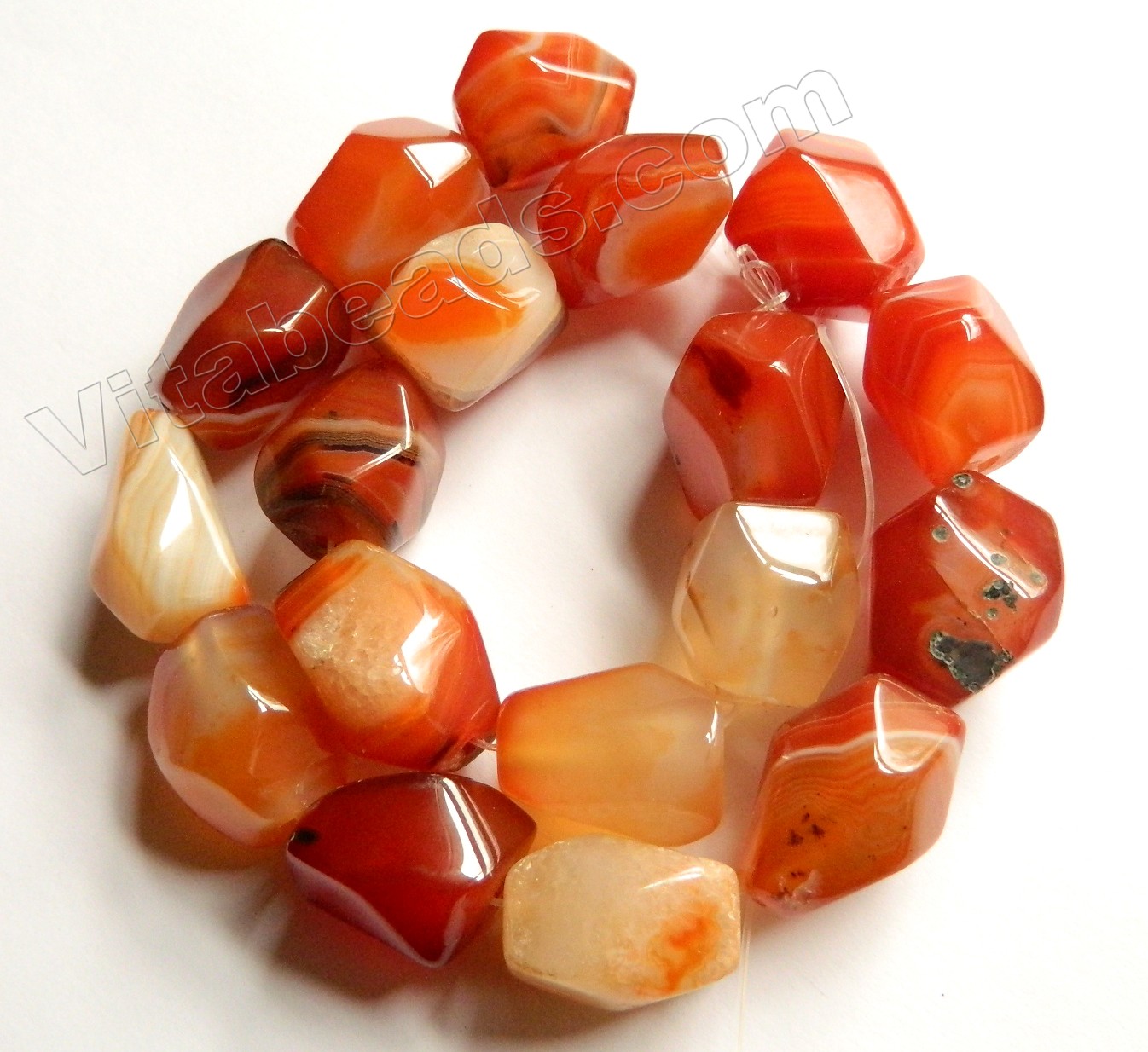 Faceted Carnelian Red agate necklace,Round 10mm Beads Knotted 16“ 18" 24" 32" 