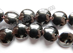 10mm Round Hematite Beads 16 Strand (40 pcs.)-hem-10